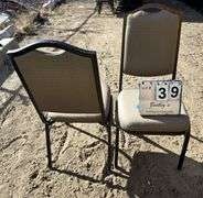 COMFORT FOAM STACKABLE CHAIRS - BROWN (24X MONEY)