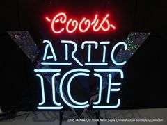COORS ARTIC ICE, 24" X 24"