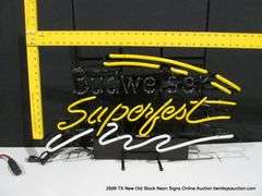 BUDWEISER SUPERFEST, 19" X 31"