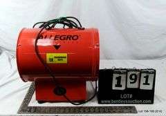 ALLEGRO 12" AXIAL METAL BLOWER DESIGNED FOR INDUSTRIAL VENTILATION