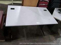 GRAY LAMINANT TABLETOP, 48" X 29-1/2" X 29-1/2"