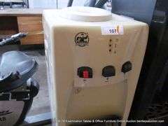 GENUINE JOE TOP-LOAD WATER COOLER & HEATER - CREAM