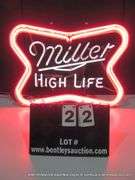MILLER HIGH LIFE SOFT CROSS, 22" X 17"
