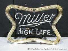 MILLER HIGH LIFE SOFT CROSS, 22" X 17"