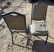 COMFORT FOAM STACKABLE CHAIRS - BROWN (24X MONEY)