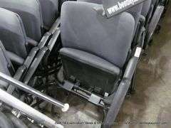 HON CUSHIONED ROLLING OFFICE CHAIRS W/ FOLD-UP SEAT - GRAY (10X MONEY)