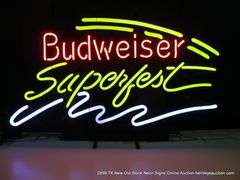 BUDWEISER SUPERFEST, 19" X 31"