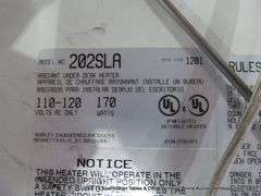 LOT OF 5 RADIANT UNDER DESK HEATERS