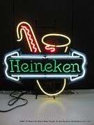 HEINEKEN SAXOPHONE, 25" X 29"