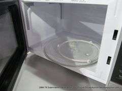 SHARP CAROUSEL STAINLESS STEEL MICROWAVE, MODEL: SMC1132CS (MISSING RUBBER FOOT)