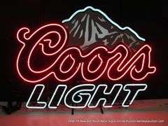 COORS LIGHT LARGE, 39" X 28"