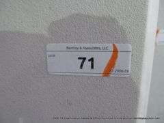 WHITE POLY FOLDING TABLE, 72" X 29-1/2"