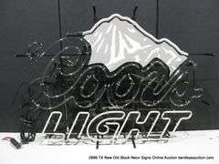 COORS LIGHT LARGE, 39" X 28"