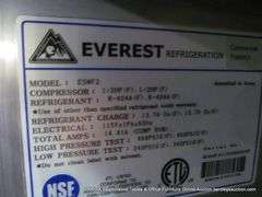 EVEREST REFRIGERATION UNIT, MODEL: ESWF2