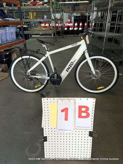 ENZO EBIKE MODEL: REDITEK, UNKNOWN YEAR AND VIN, KEY, FLAT TIRES, MISSING POWER CORD