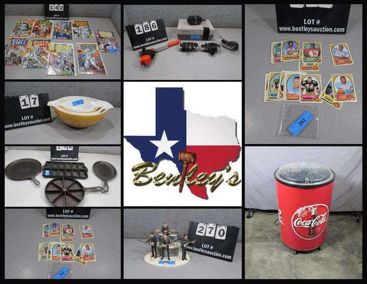 3032-TX Vallejo Pyrex Collection, Video Games, Comics, Sports Cards Online Auction
