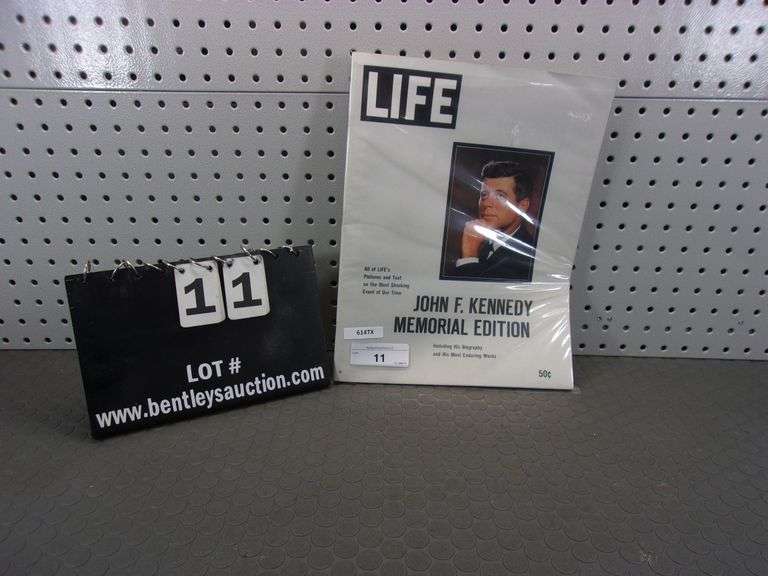 VINTAGE LOT: (5) LIFE MAGAZINES - ALL KENNEDY RELATED