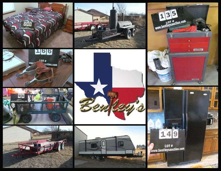 3044-TX Thomas Trailers, Equipment, Shop & Estate Online Auction