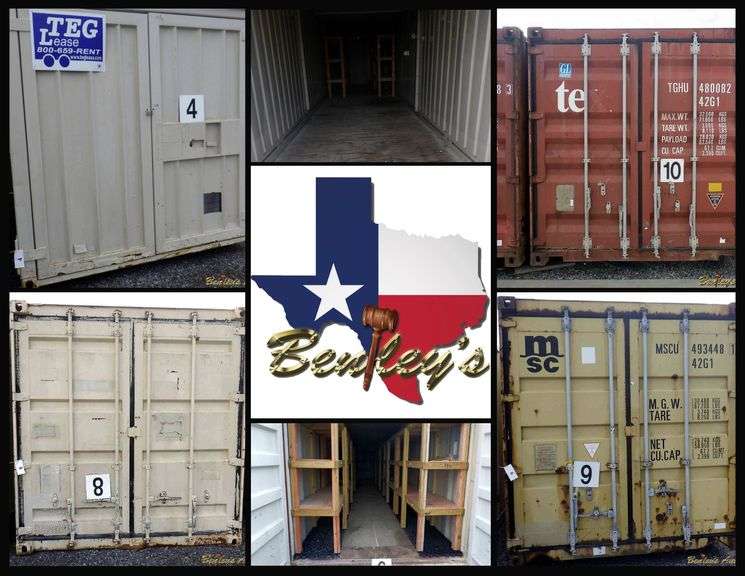 3051-TN Government Facility Surplus Shipping Containers Online Auction