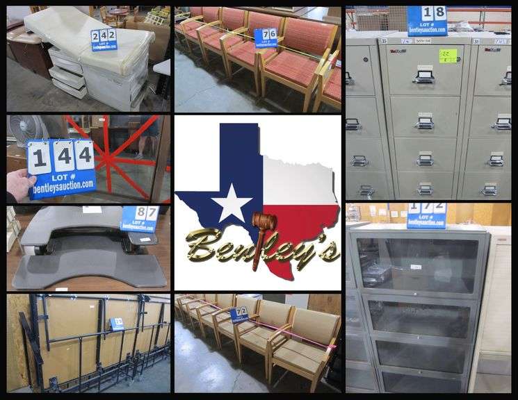 3038-TX Office Furniture Online Auction