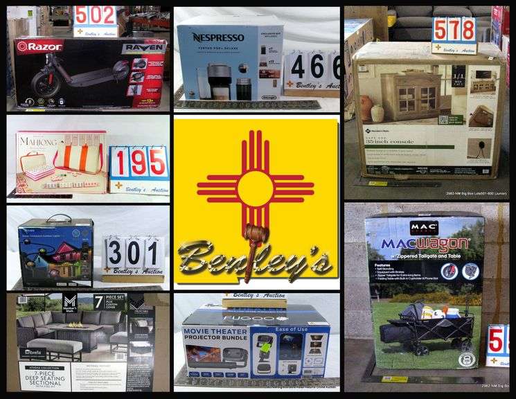 2982-NM Big Box Store Retail Returns Online Auction
