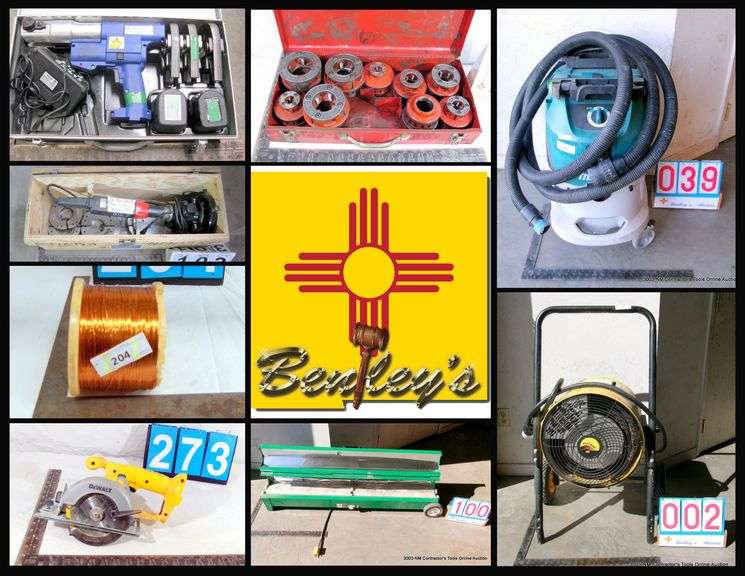 3003-NM Contractor's Tools, Accessories & Equipment Online Auction