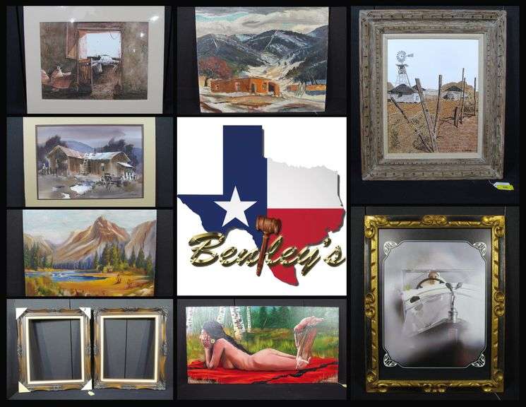 2874-TX Vicki Goebel Private Art Collection Online Auction #31
