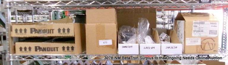 SHELF OF MISC. COMPUTER PARTS - Bentley & Associates, LLC