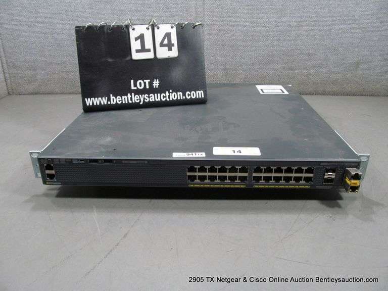 CISCO CATALYST 2960-XR SERIES 24-PORT PoE+