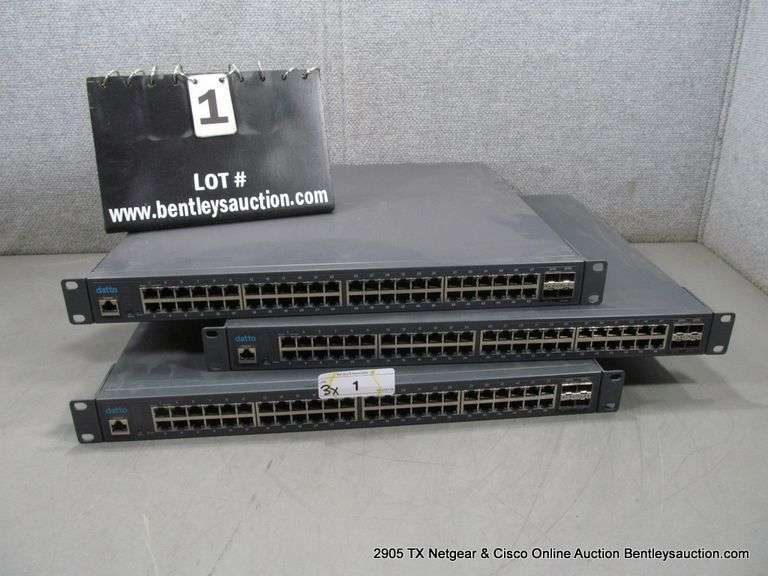 DATTO 48-PORT GIGABIT PoE+ CLOUD-MANAGED L2 SWITCH W/ DUAL SPEED SFP SLOTS MODEL: E48 (3X MONEY)