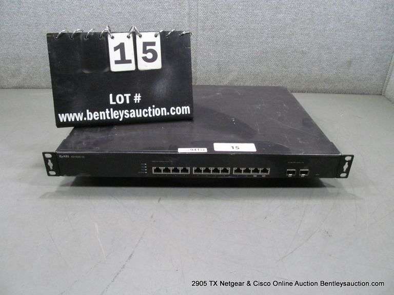 ZYXEL MODEL: XS1920-12 24-PORT GIGABIT PoE+ W/ 2 SFP SLOTS