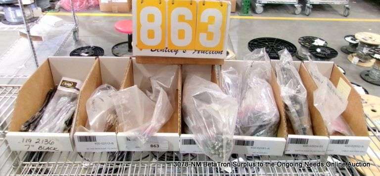1/2 SHELF MISC PARTS & PIECES W/ WHITE BINS: 05C02 - Bentley ...
