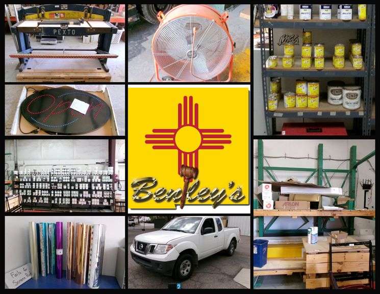 3056-NM New Mexico Sign Supply, Inc Liquidation Online Auction