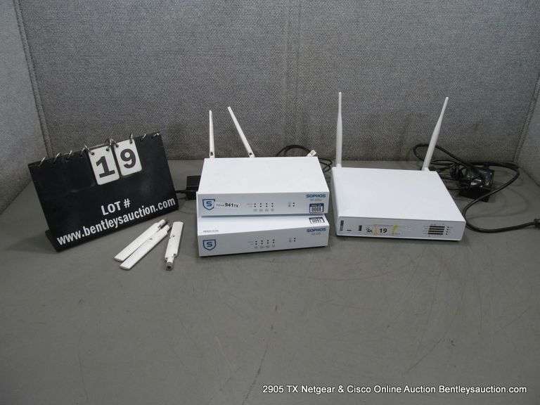 SOPHOS MODEL: XGS 107W, SG 105W, SG 105 NETWORK SECURITY FIREWALL APPLIANCE (3X MONEY)