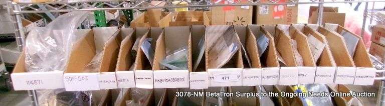 SHELF OF MISC. COMPUTER PARTS - Bentley & Associates, LLC
