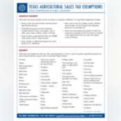 Thumbnail image of 96-1112 TEXAS AGRICULTURAL SALES TAX EXEMPTIONS.pdf