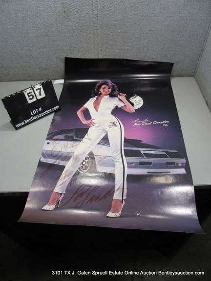 1985 MISS DIRECT CONNECTION "LINDA" AUTOGRAPHED CAR POSTER - Bentley ...