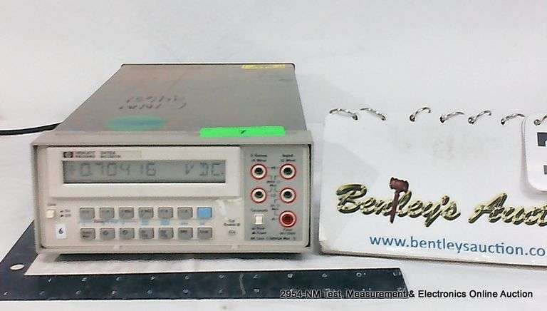 HP 3478A MULTIMETER - Bentley & Associates, LLC