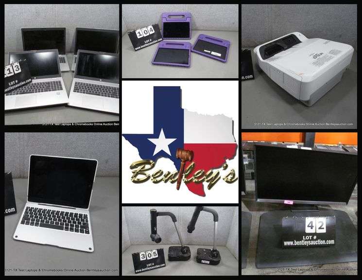 3121-TX Laptops, Computers, Monitors & Printers Online Auction