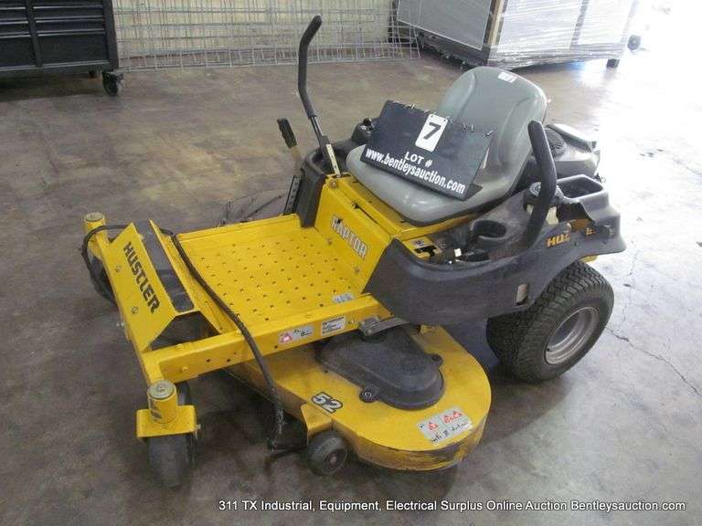 HUSTLER RAPTOR ZTR MOWER, 54", 24HP KOHLER, 329 HRS