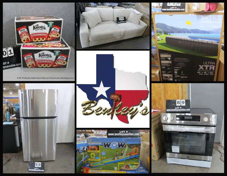 3130-TX Big Box Retail Store Returns Online Auction