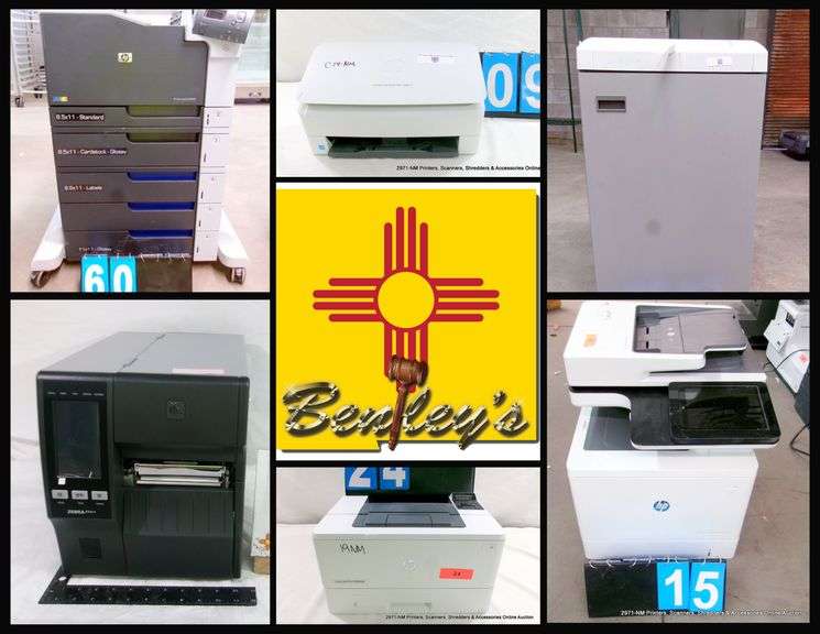 2971-NM Printers, Scanners, Shredders & Accessories Online Auction