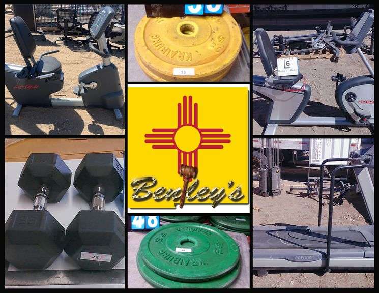 3128-NM Fitness, Gym & Workout Online Auction