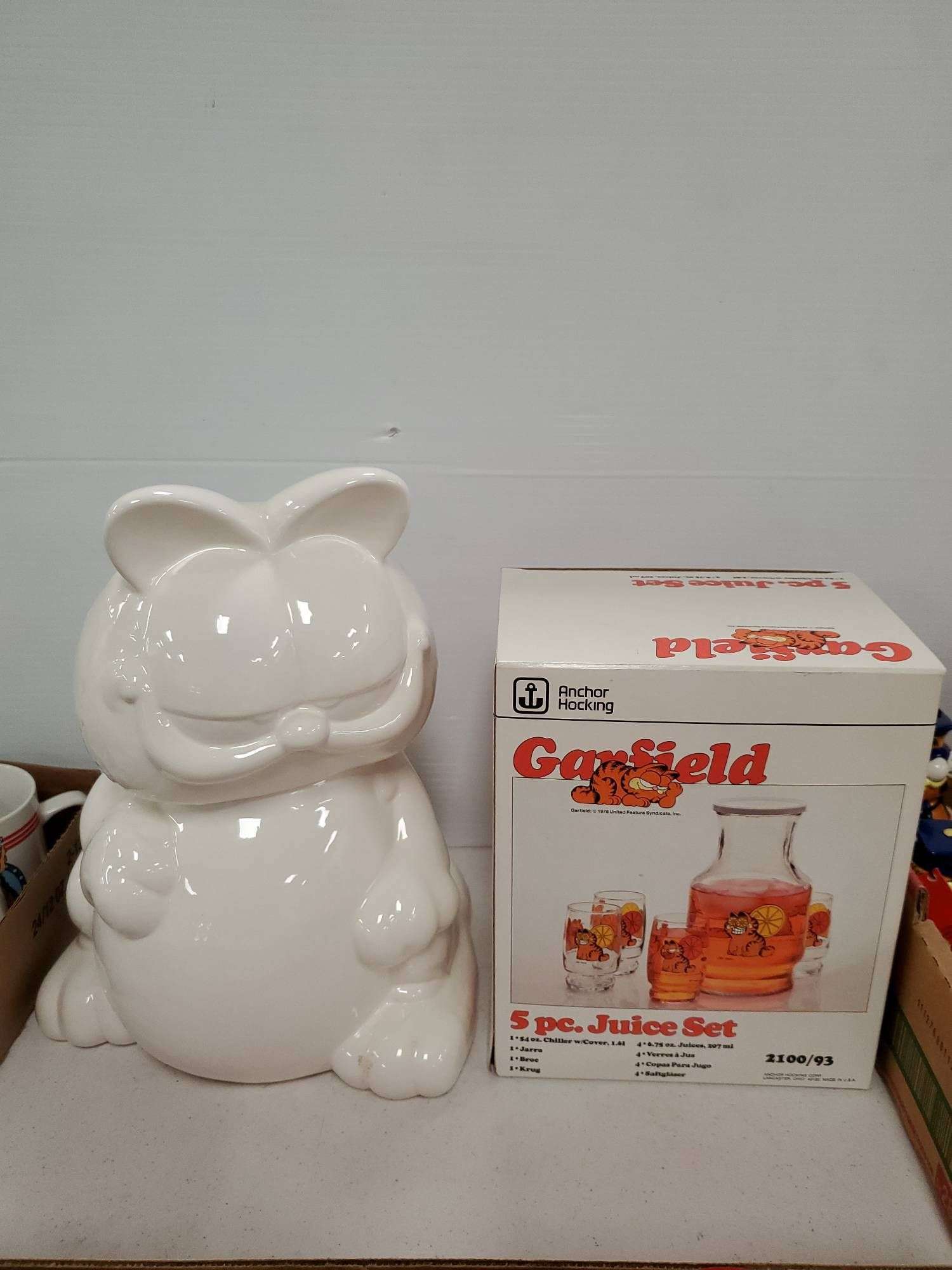ガーフィールド　　クッキージャー　ヴィンテージ品 Garfield Cookie Jar - Etsy