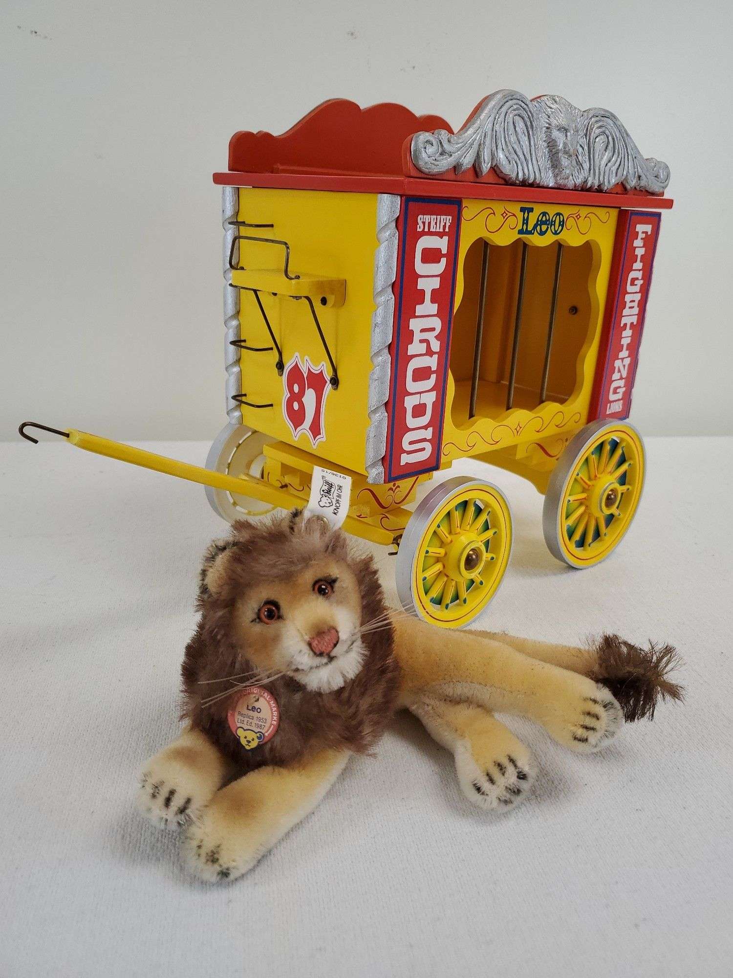 シュタイフ 「Golden AGE」 サーカス タイガー ワゴン　Steiff Very Rare Steiff 