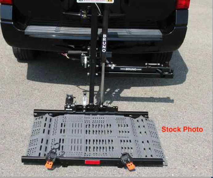 Bruno ASL275 trailer hitch attachment for scooter or wheelchair. Bruno