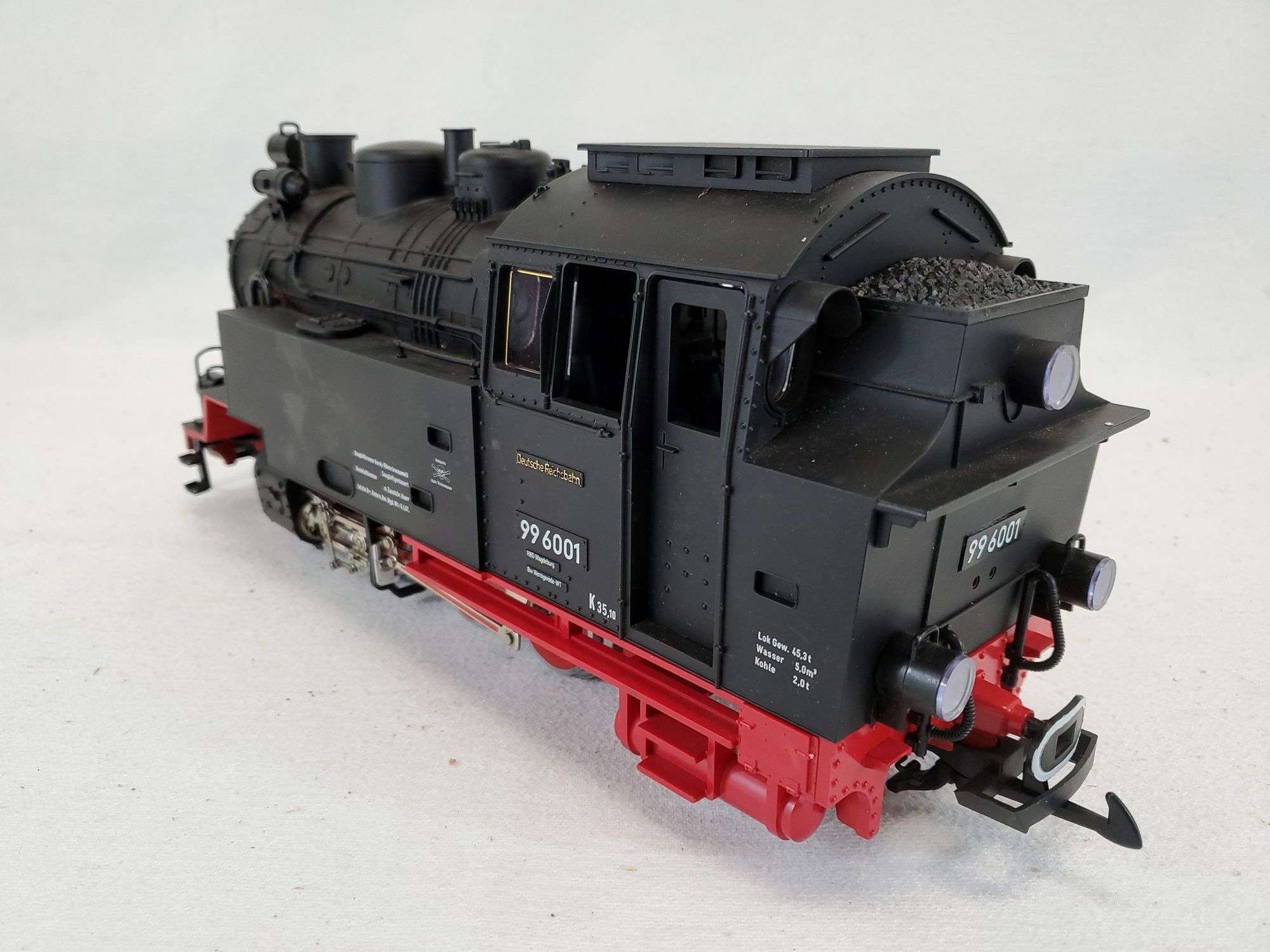 LGBタンクトップNO PROBLEM LGB 2080S G Scale 2-6-2 Powered Tank Steam Locomotive w/Sound #99