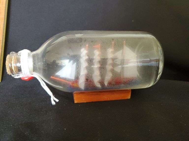 Emmett Kelly clown, Norman Rockwell Gorham figurine, ship in bottle, Hummel art