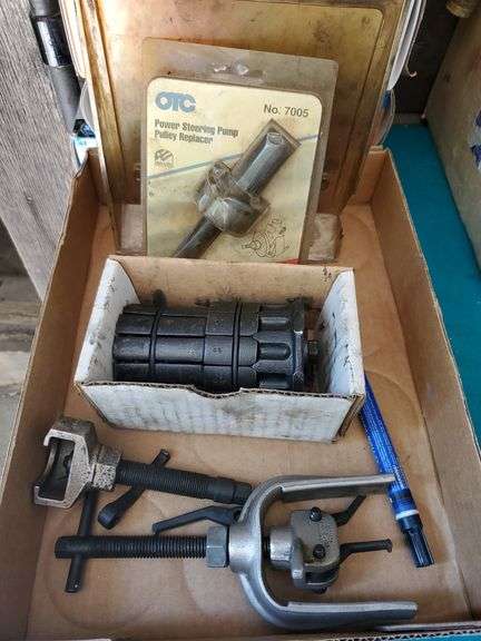 OTC power steering pump pulley replacer, bearing puller, Blue Point TC ...