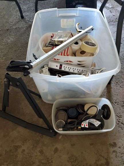 String, tape, multi outlets, furniture slides, music stand